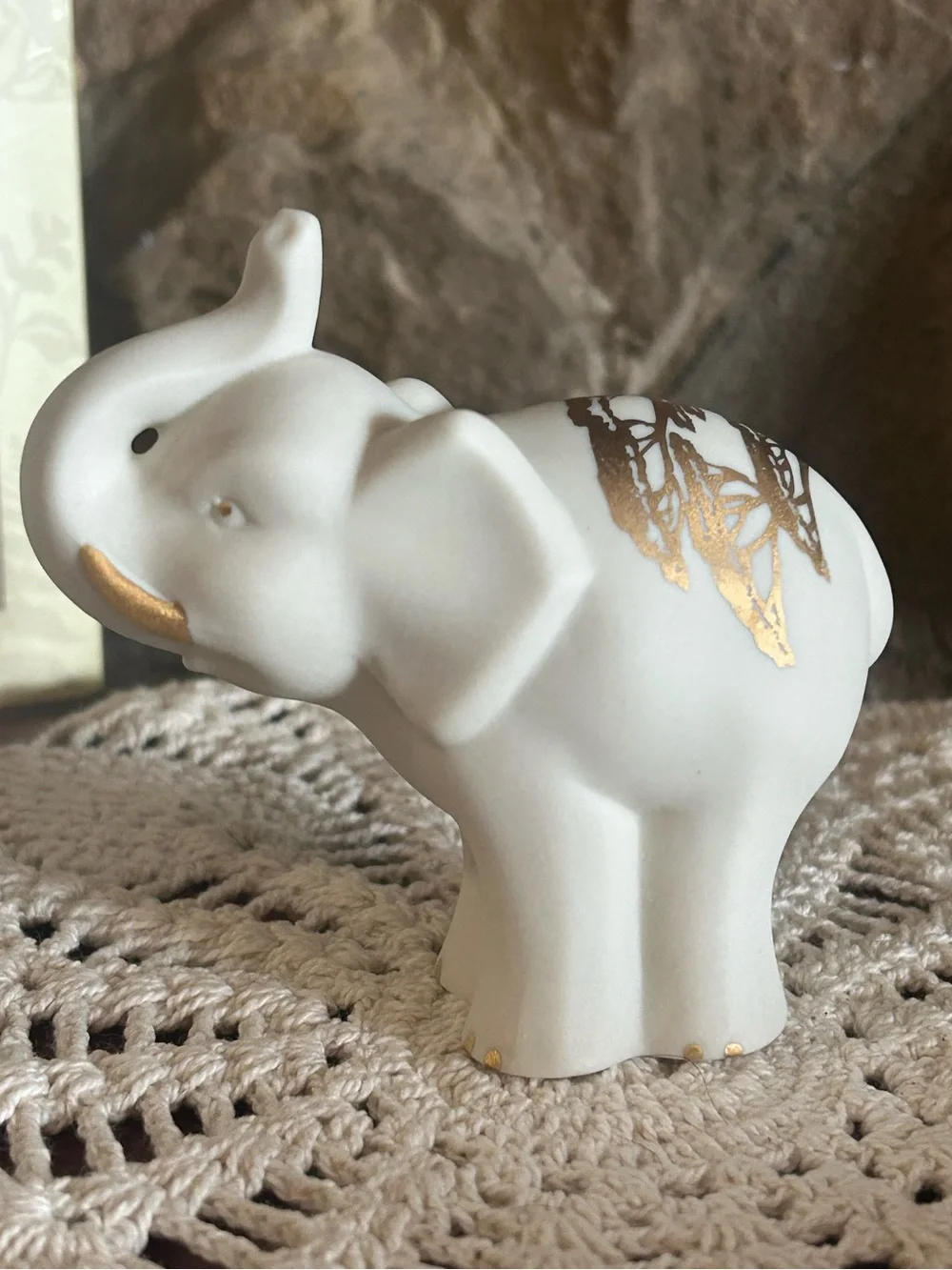 Vintage Lenox Everyday Wishes Good Fortune Elephant Figurine